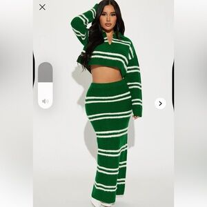 Making Plans Sweater Skirt Set